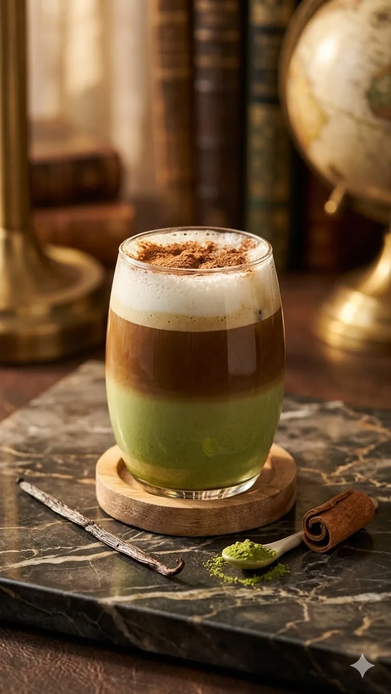 Matcha Latte Dalgona